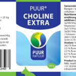 Etiket-puur-choline-hond